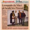 Press &raquo; Leonardo da Vinci på besøk hos Finsrud