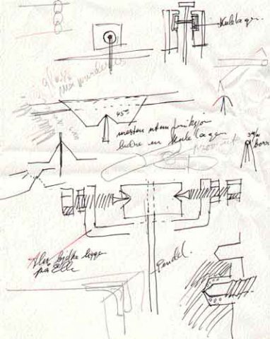 One of many sketches